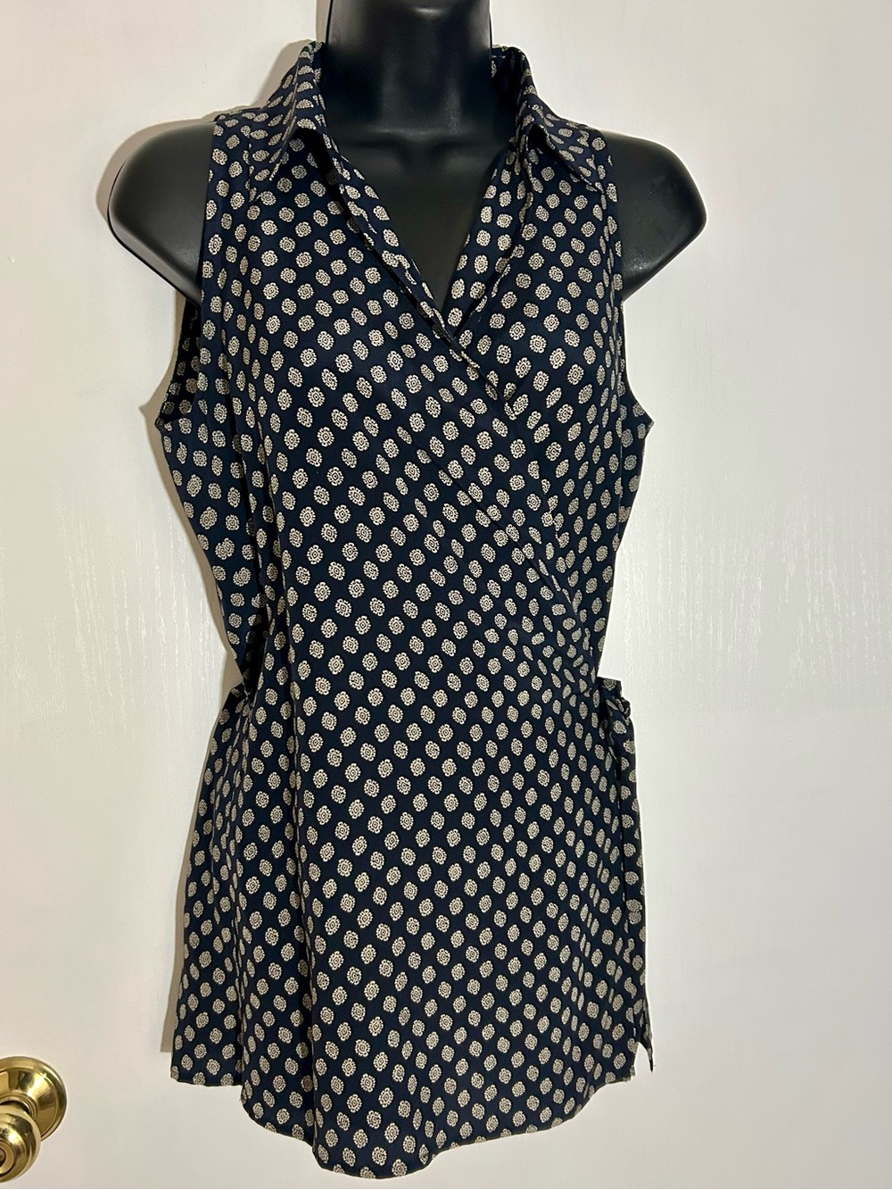 MaxMara Silk Wrap Top Size 8